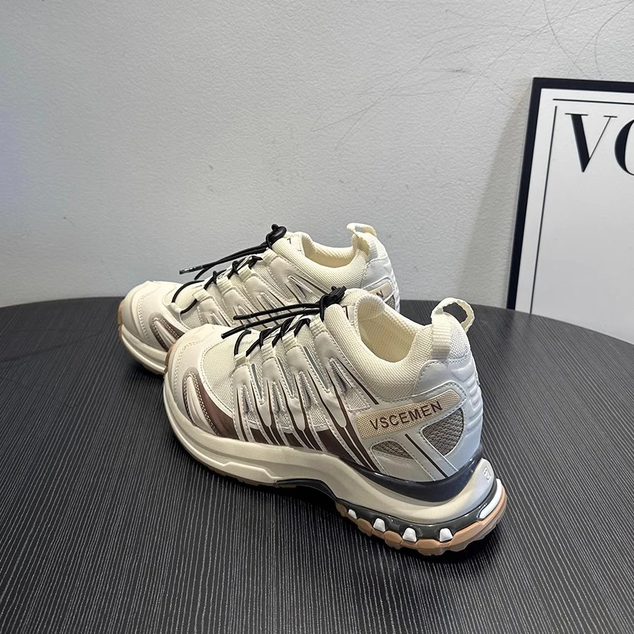 小个子内增高老爹2025新款户外登山徒步厚底运动休闲鞋透气百搭