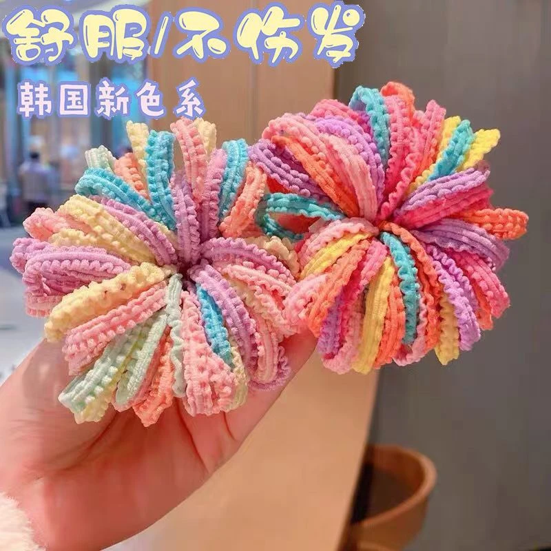 儿童小皮筋糖果色宝宝头绳不伤发高弹力橡皮筋女孩发饰扎头发可爱