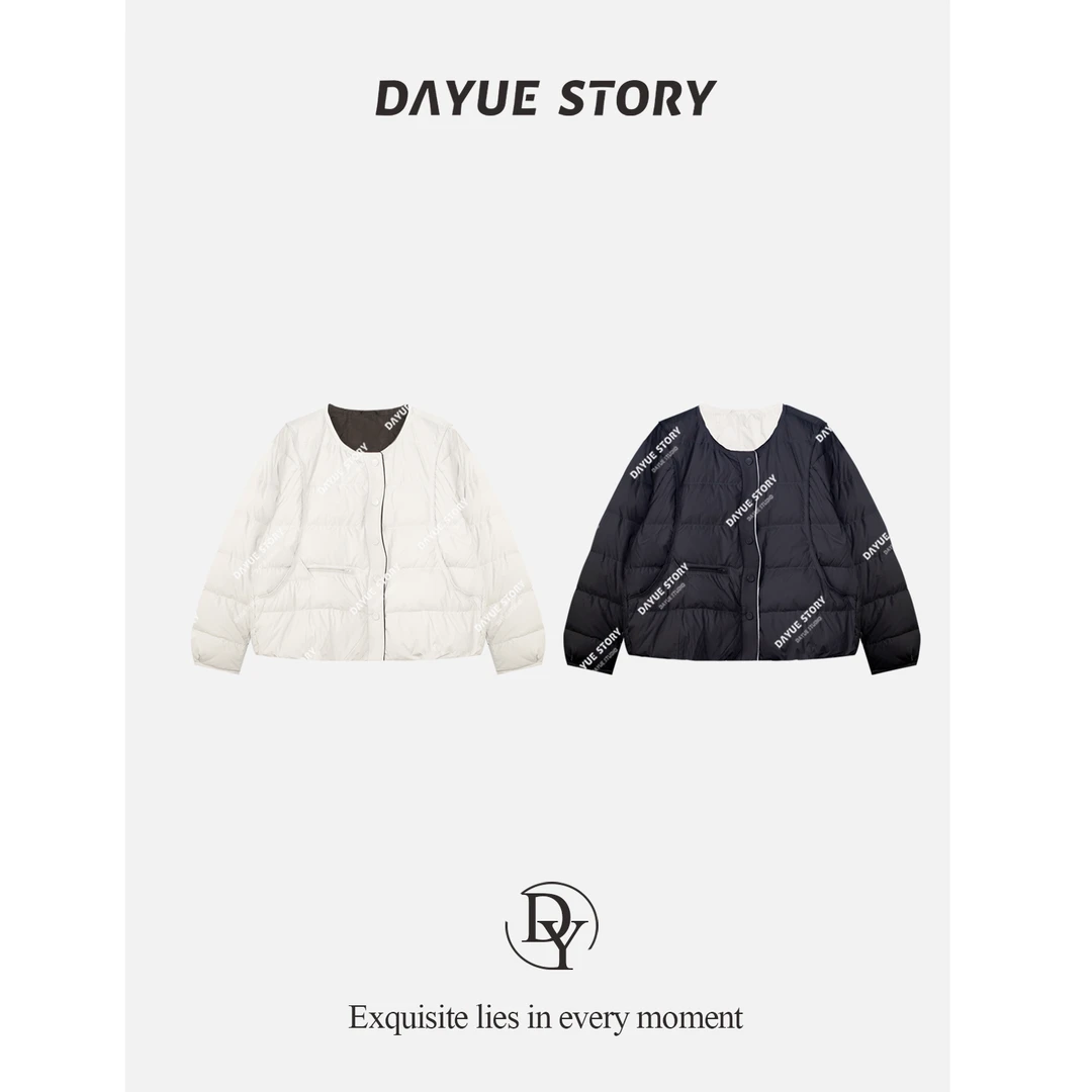 DAYUE【面包服】髙密度敲细纤维！90白鸭绒质地轻盈又保暖百搭羽绒服