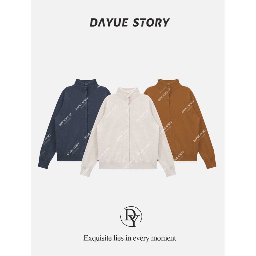 DAYUE【调色师】太美了！100羊毛敲软糯质感拉满~秋冬半高领百搭毛衣