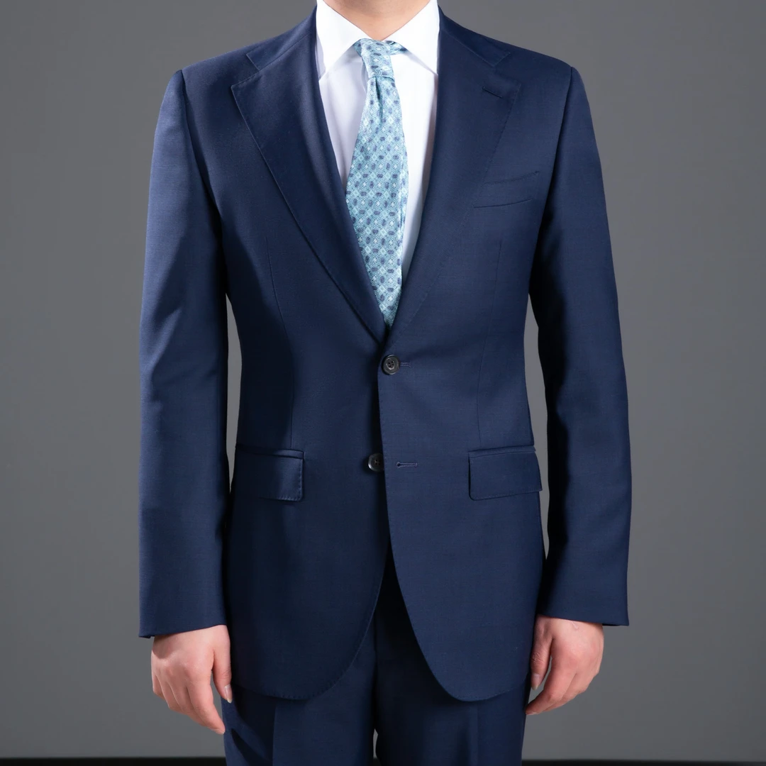 精裁衣生【三防高定100%羊毛董事长西装】男士平驳领商务西装套西