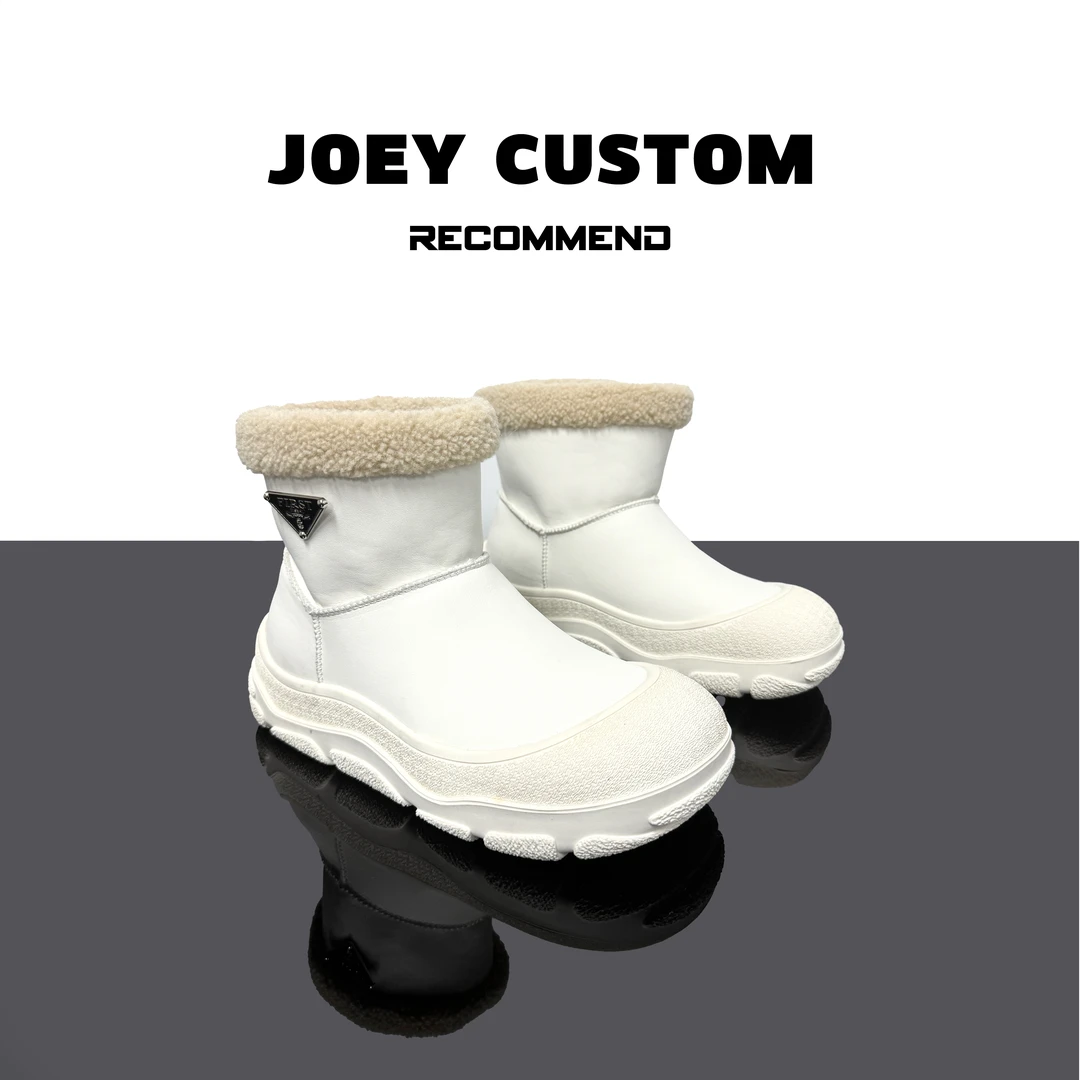 JOEY | 【小奶盖雪地靴】2024冬季加绒加厚短靴套筒雪地靴女 1271