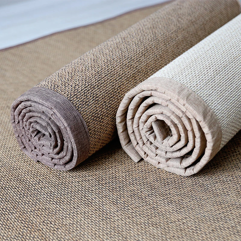 可定制竹编地毯榻榻米地垫地毯编织防滑飘窗垫家用阳台茶几垫地毯