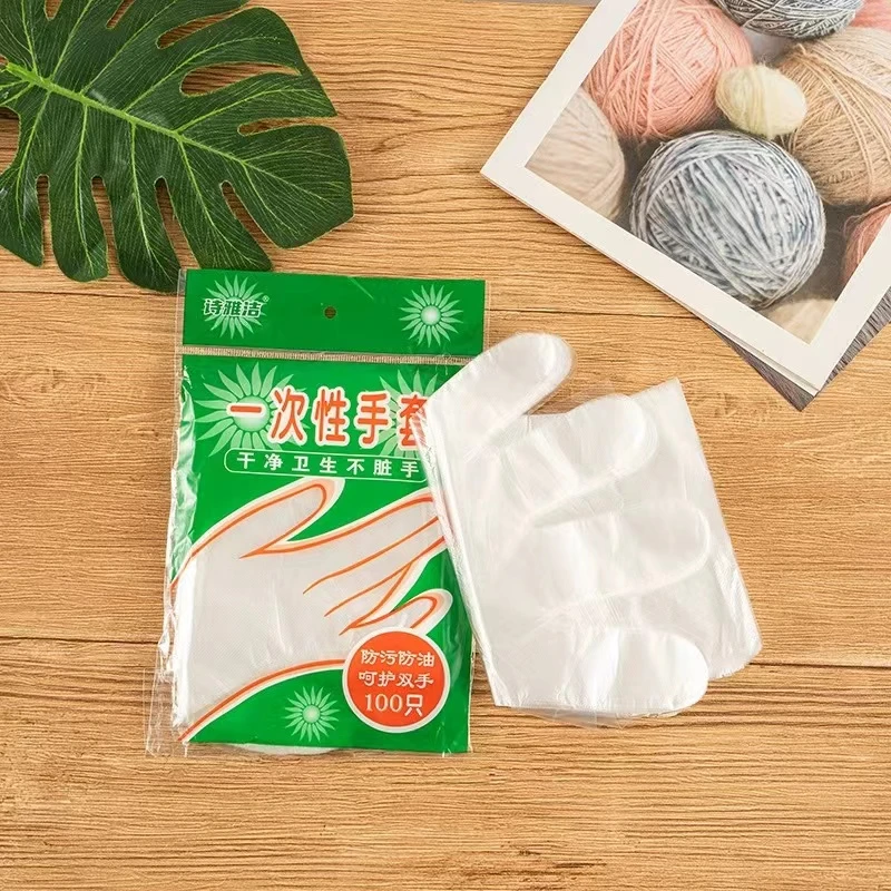 一次性耐用加厚pvc酒店餐饮厨房家用透明吃小龙虾手套
