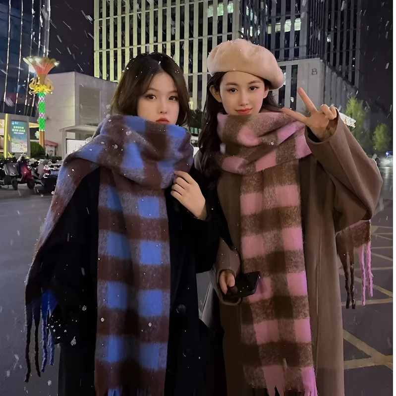 【美希专属】美拉德围巾女冬季新款围巾百搭秋冬保暖韩系学生情侣