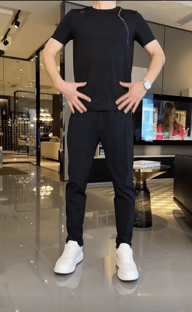 男士夏季百搭超薄轻奢户外速干休闲裤