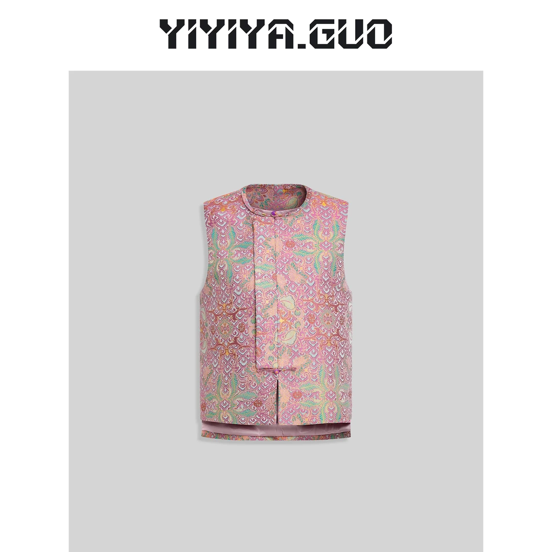 yiyiya.Guo艺艺吖/宋锦·【很难不爱】无袖斜襟上衣2024636