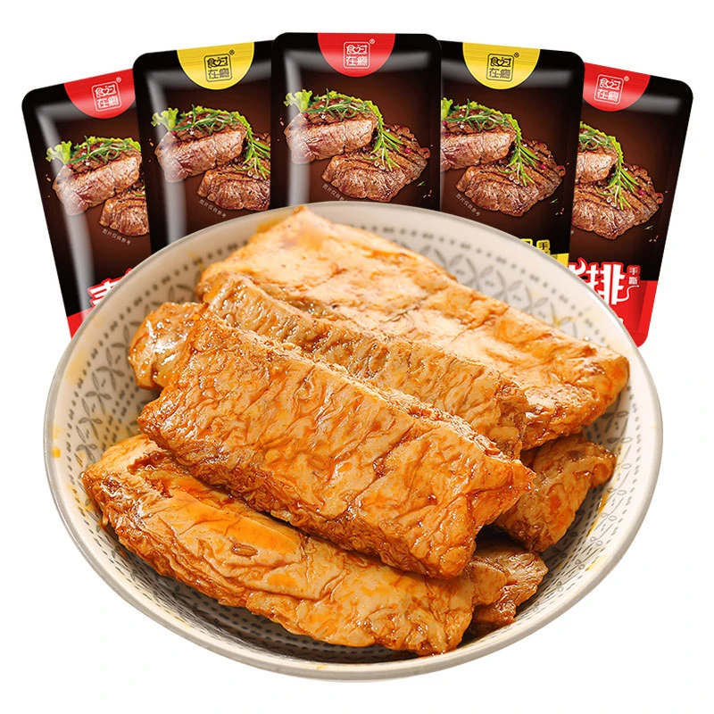 食在过瘾手撕素牛排素肉豆干办公室解馋零食劲道美味鲜香