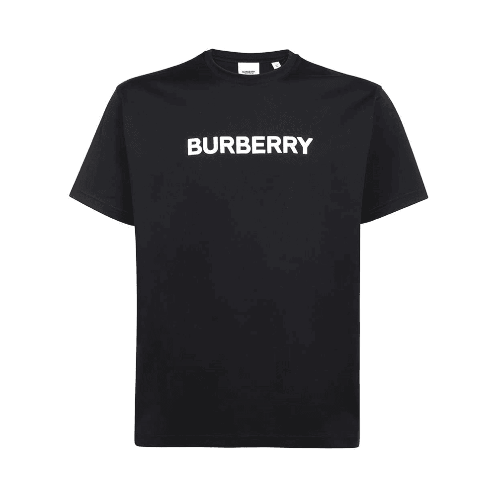 BURBERRY 黑色男士T恤 8055307