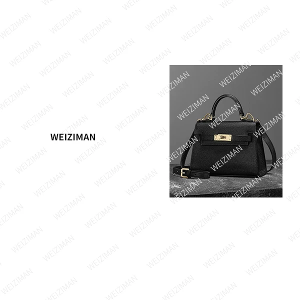 【HB】现货真皮包包牛皮手提单肩斜挎包女（中号25）