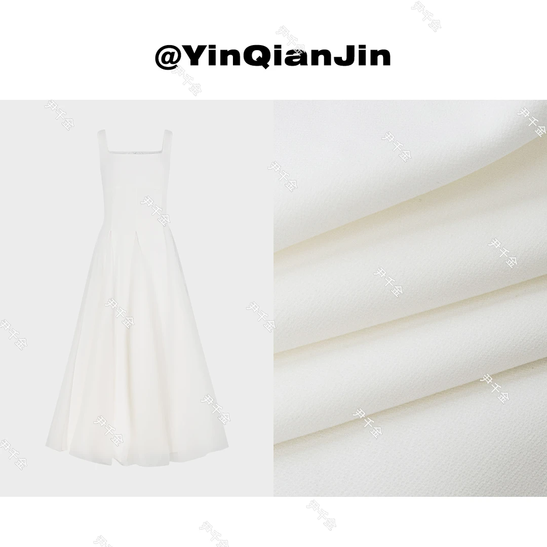夏款 【纯白茉莉】省钱风网纱长裙Q240128