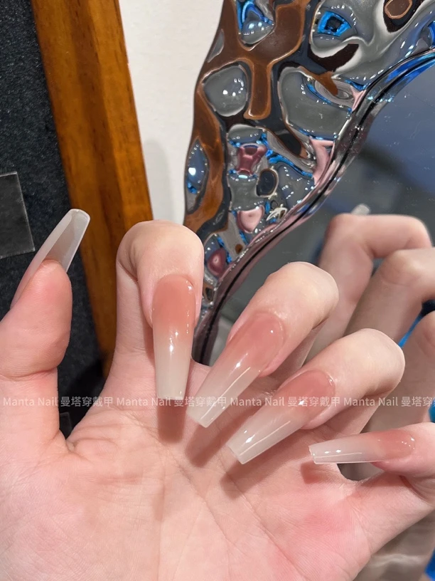 甘露寺|嬛嬛甲温柔穿戴式纯手工穿戴甲裸色纯欲简约