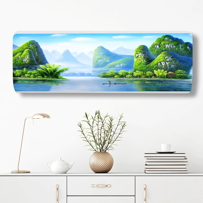 壁挂空调防尘罩空调罩挂机挂式通用格力美的盖布全包内机空调套子