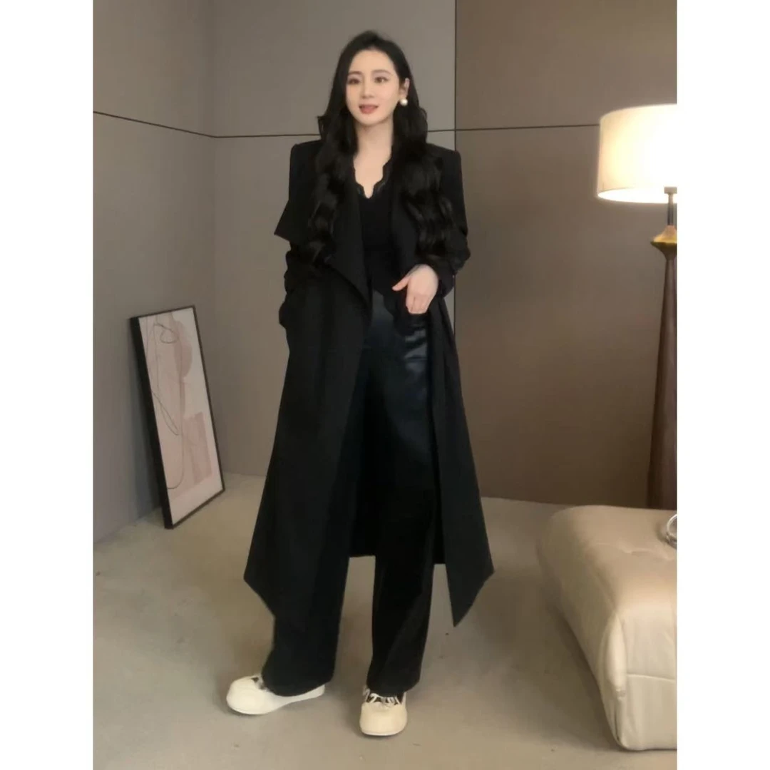 XINYI【北欧随记】秋冬呢子大衣女韩版收腰显瘦宽松外套X624T17907