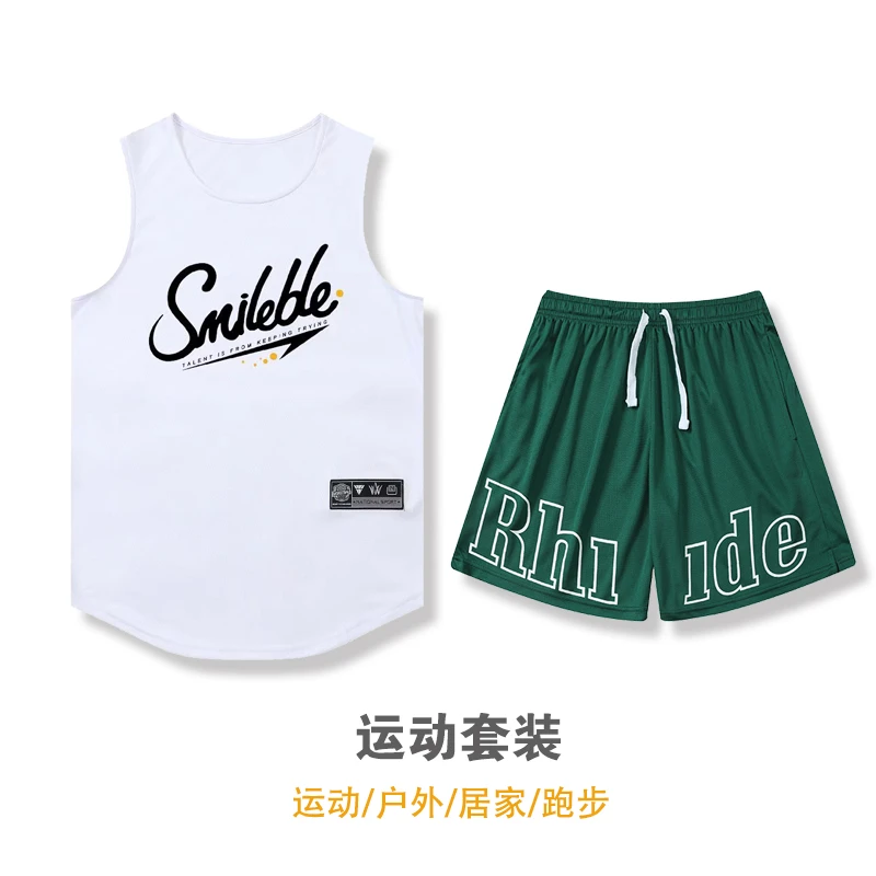 【爆款】男女款运动服套装夏季透气跑步服宽松健身速干衣休闲