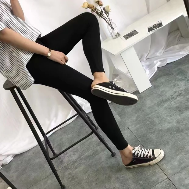 莫代尔薄款打底裤弹力薄款四季打底裤显瘦裤子80--180斤