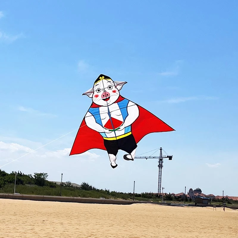 潍坊儿童风筝新款西游记系列猪八戒三角风筝线轮套餐微风易飞好飞