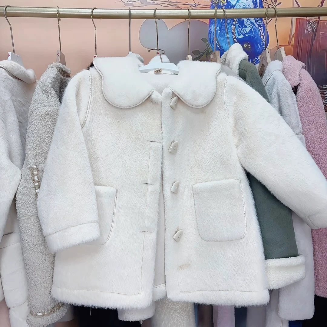 【C981-C990】秋冬厚外套双面妮风衣小香风卫衣小衫加厚时尚洋气