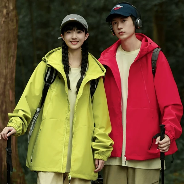 巴威萨（ZN-97）高弹贴膜早秋户外防水防风冲锋衣