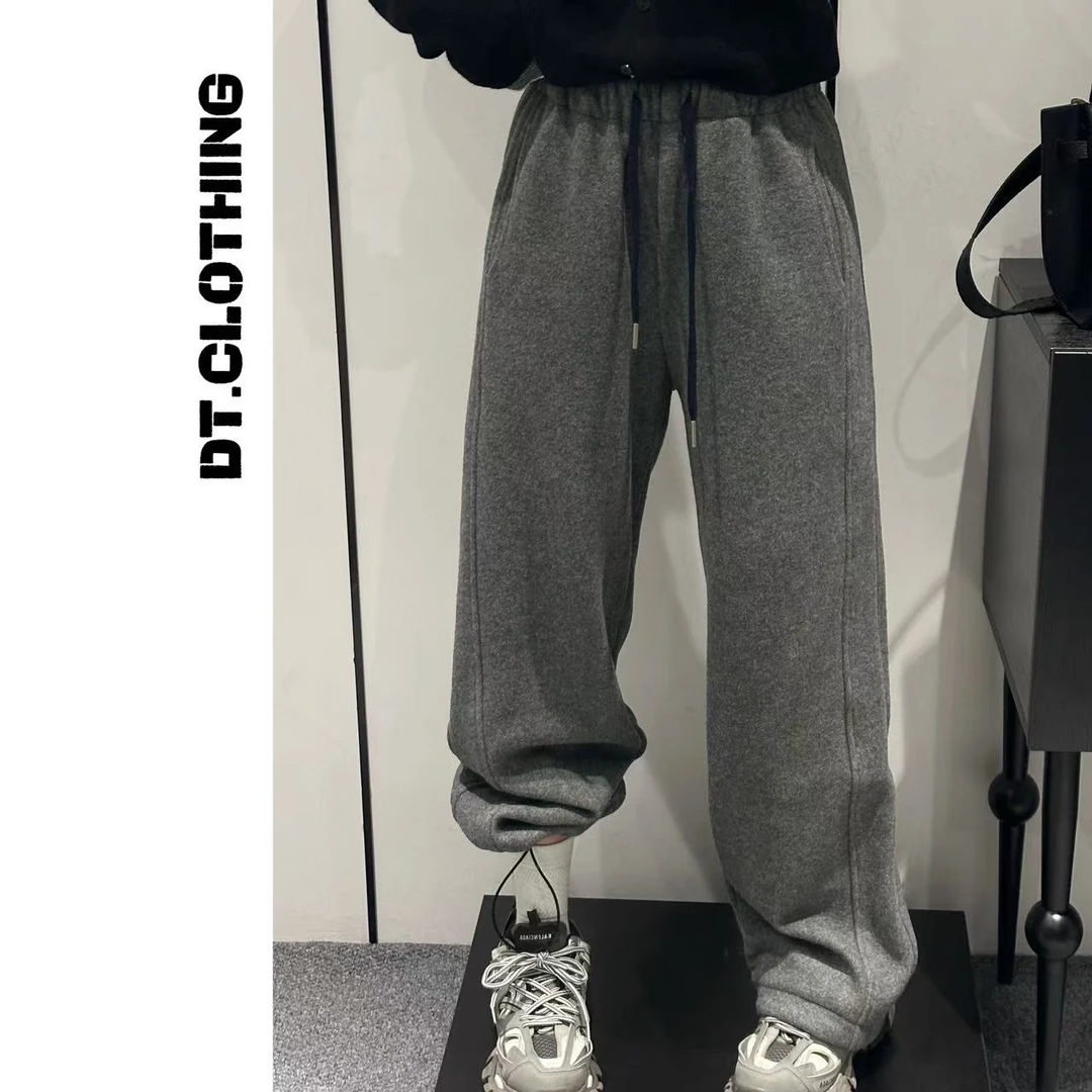 【DT】“暖洋洋”加厚加绒显瘦直筒裤