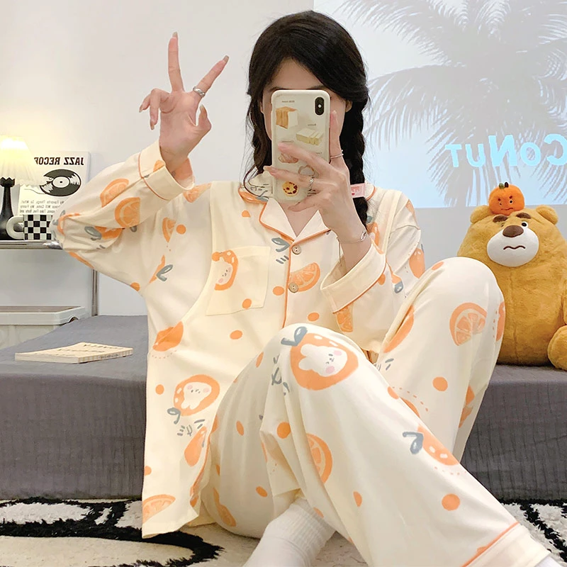 【四季款】1-4月子服睡衣孕妇产后喂奶哺乳衣家居服套装可外穿