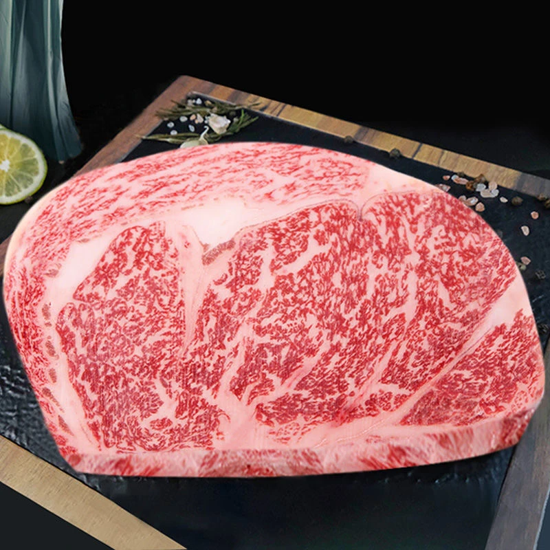 澳洲进口纯血F4和牛M9+眼肉 原切牛排谷饲雪花肉眼牛扒 1000g