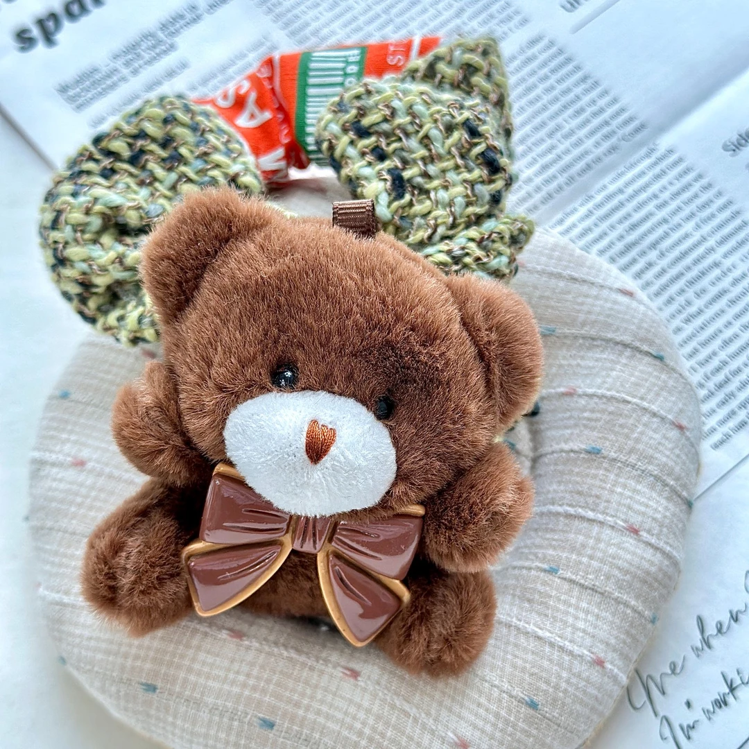 韩版定制原创设计时尚百搭高质感可爱甜美风小熊 发圈 F940