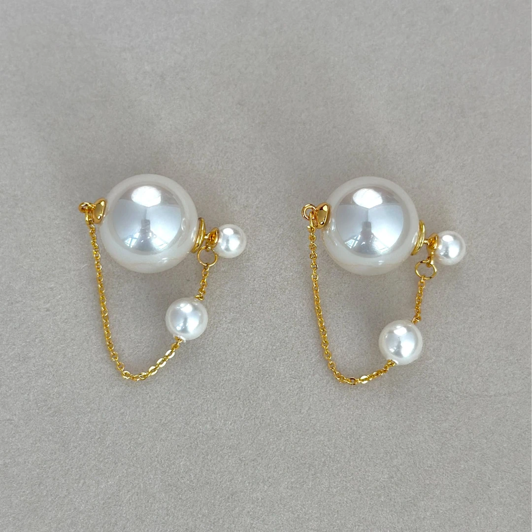 黄铜耳饰 铜合金耳饰 时尚「璀璨之星」原创设计小众轻奢感  E805