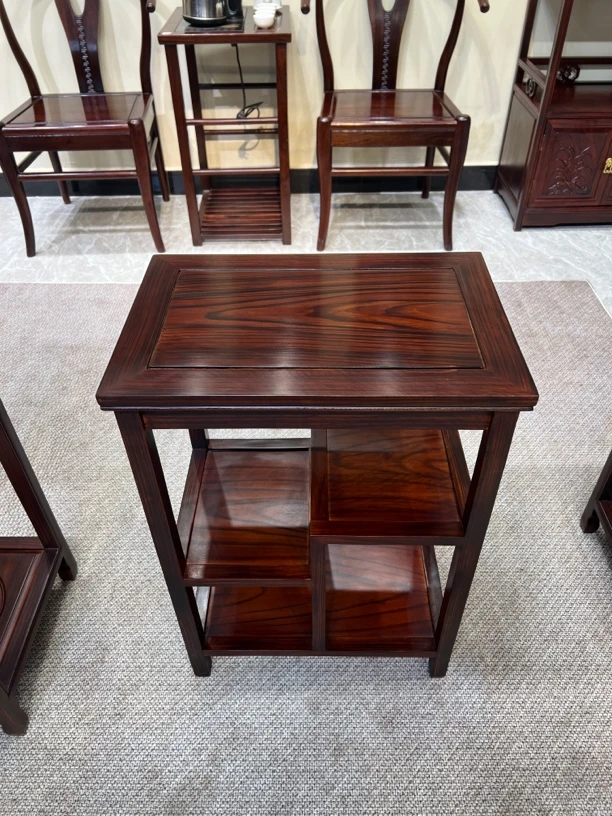 黑酸枝 小茶几置物架