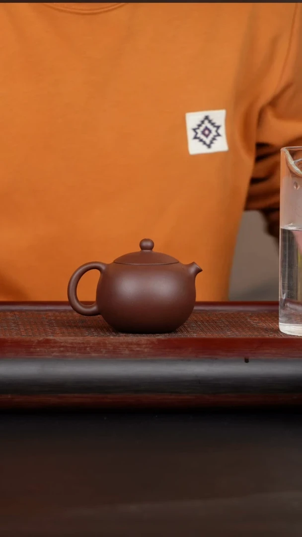 【闪购商品】紫砂茶壶8 革紫泥西施 120