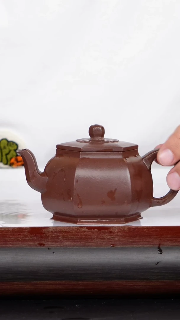 【闪购商品】紫砂茶壶39紫泥六方宫灯  260