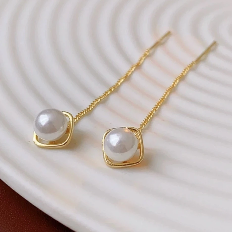 舒啸 铜合金仿珍珠耳饰 精致轻奢时尚百搭款简约小巧玲珑耳线20