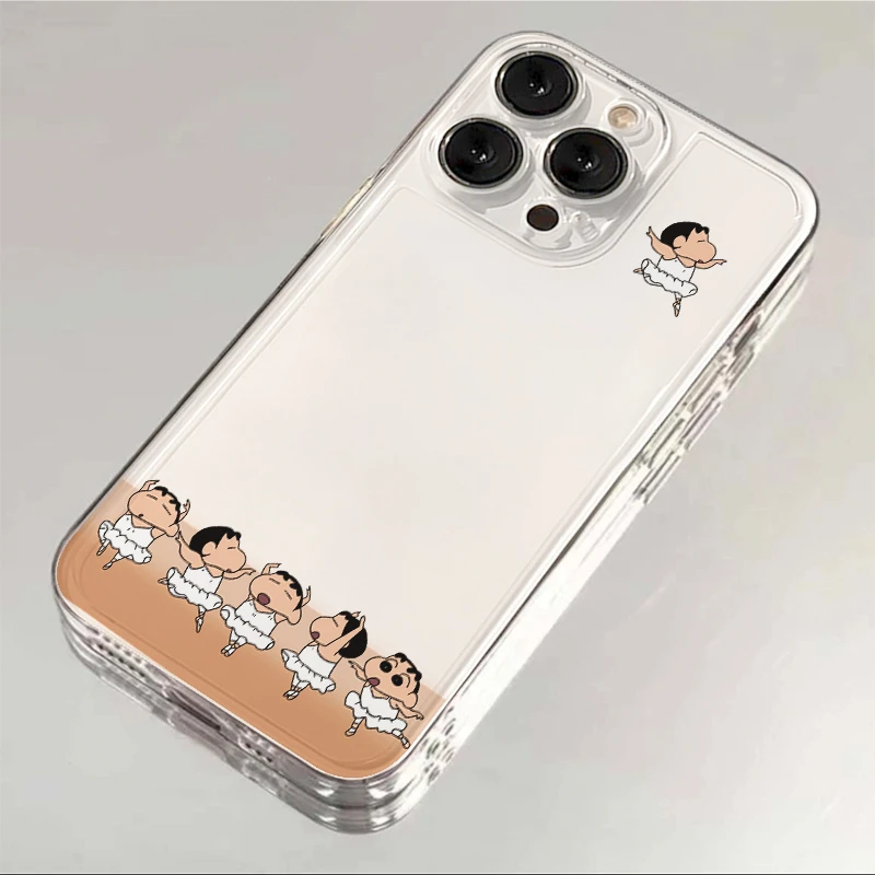 跳舞蜡笔iphone15苹果手机壳14promax软胶13pro透明12/卡通XR新款