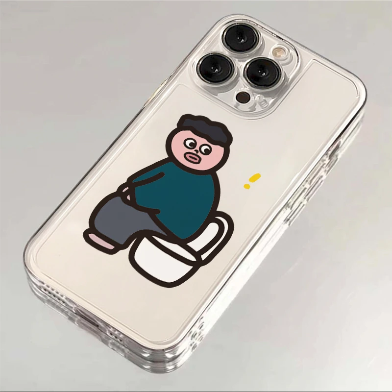 来拉屎的吧苹果华为小米VIVO/oppo荣耀/iPhone15手机壳安卓手机壳