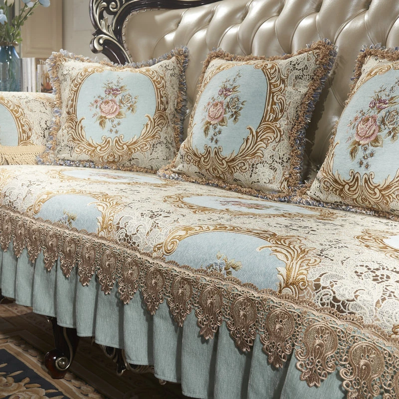 靠背巾沙发垫四季通用沙发套盖布布艺客厅奢华真皮沙发坐垫套罩