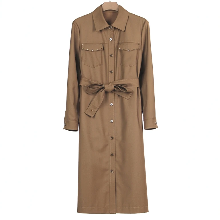 YAOLY/姚领女装秋款长风衣843010142