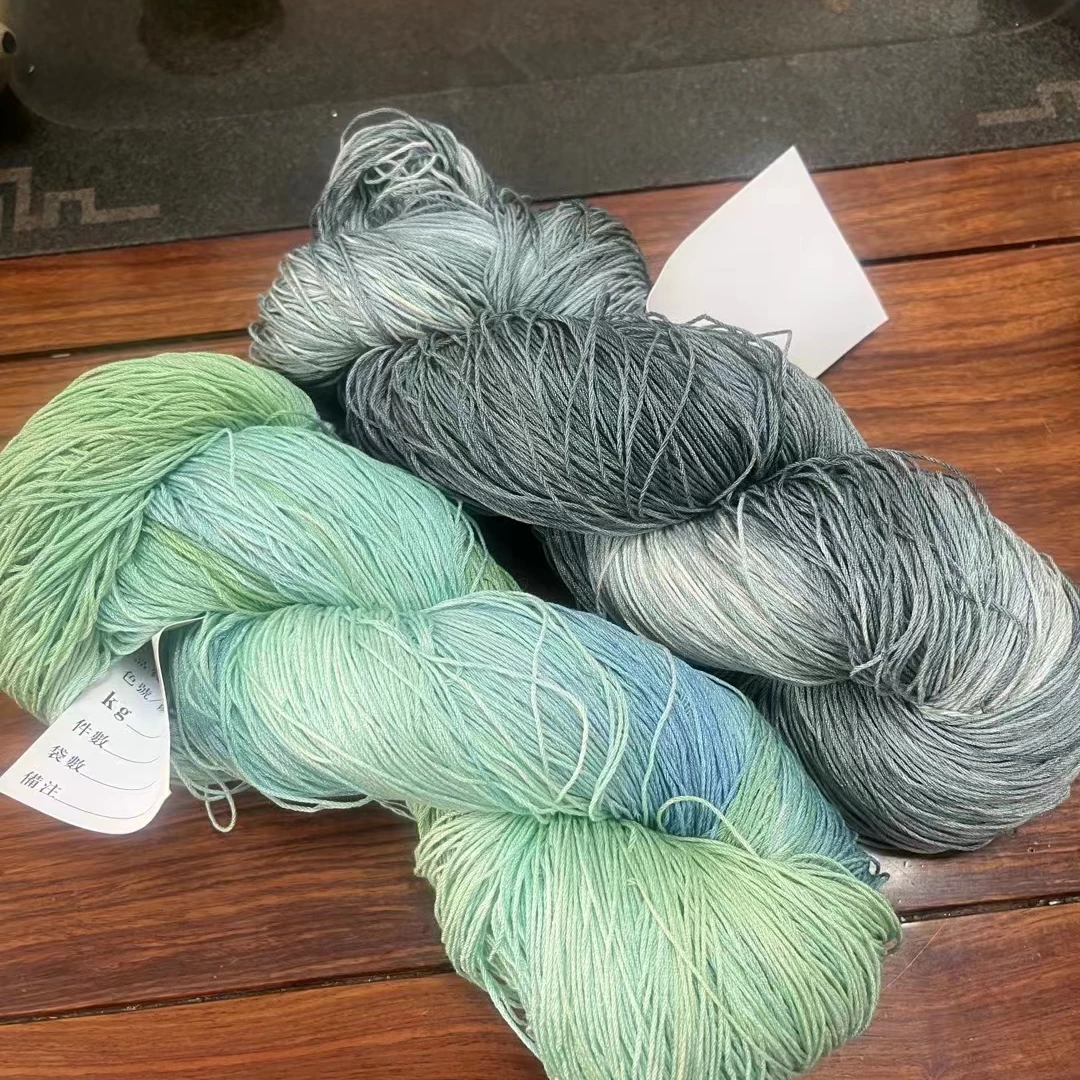 天丝亚麻手染线柔软