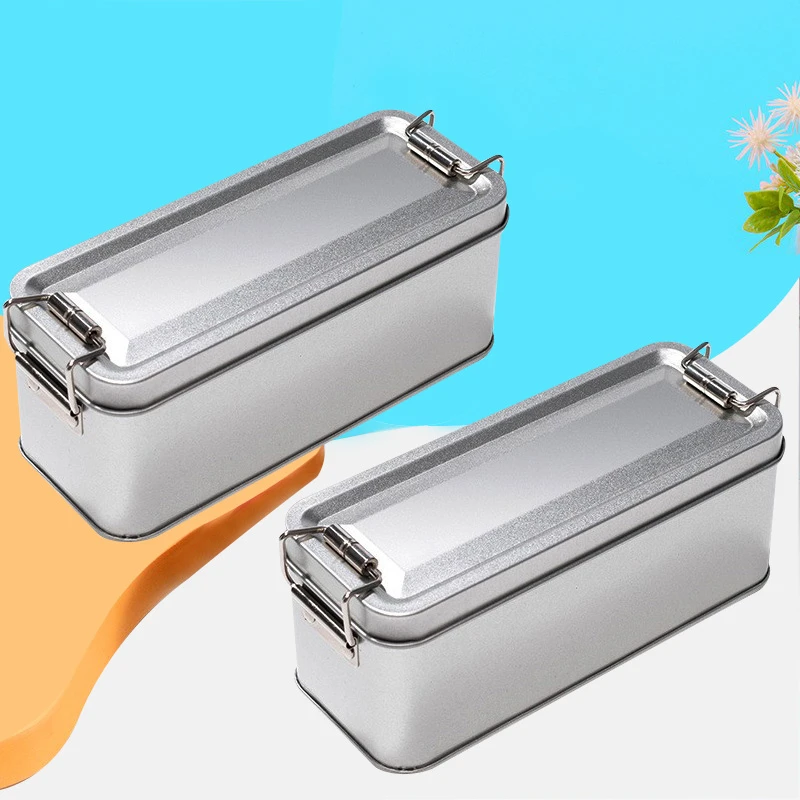 空铁盒 小号滑扣盖磨砂铁盒凤梨酥糕点包装盒子金属盒小饰品收纳