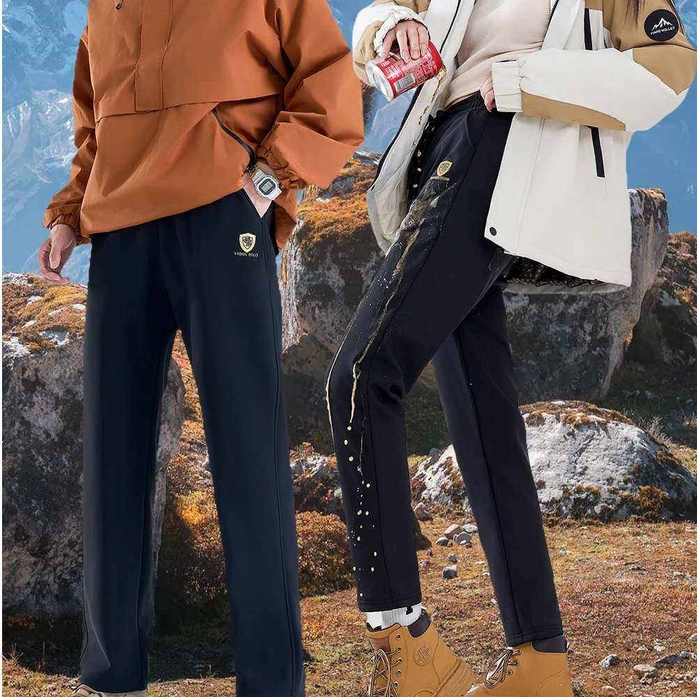 情侣同款热能防风羽绒裤