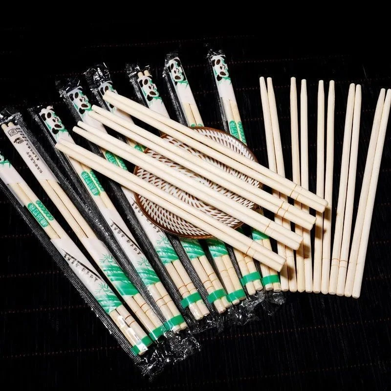 4.5mm细一次性筷子竹筷独立包装外卖家用小圆筷子方便筷竹香