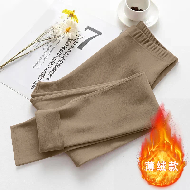 保暖裤女士内穿德绒打底加绒内发热秋冬季高腰收腹秋裤女2025新款