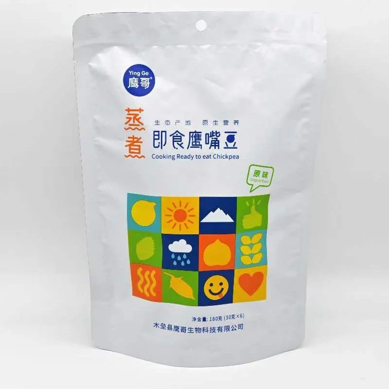 新疆木垒县鹰哥蒸煮即食鹰嘴豆原味180g*2袋