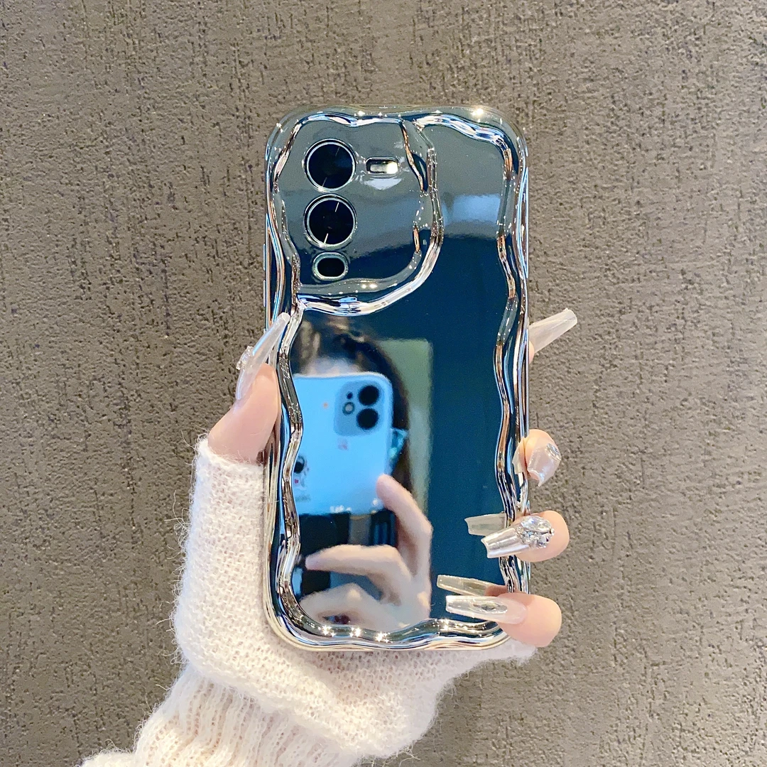 （vivoS15系列）曲边纹电镀适用vivoS15手机壳全包个性网红爆款潮壳