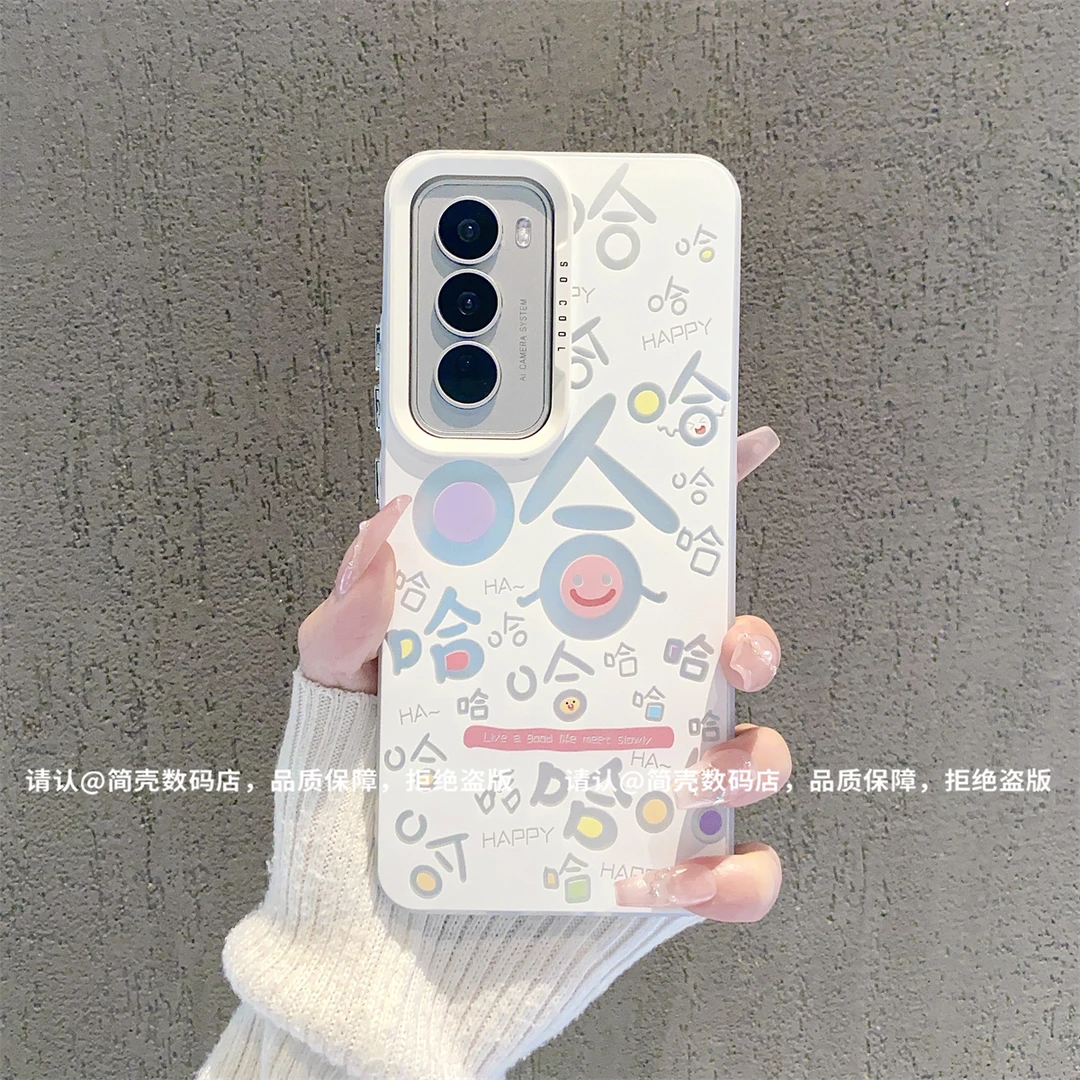 （OPPOReno12系列）磨砂彩银适用OPPOReno12/OPPOReno12Pro手机壳潮