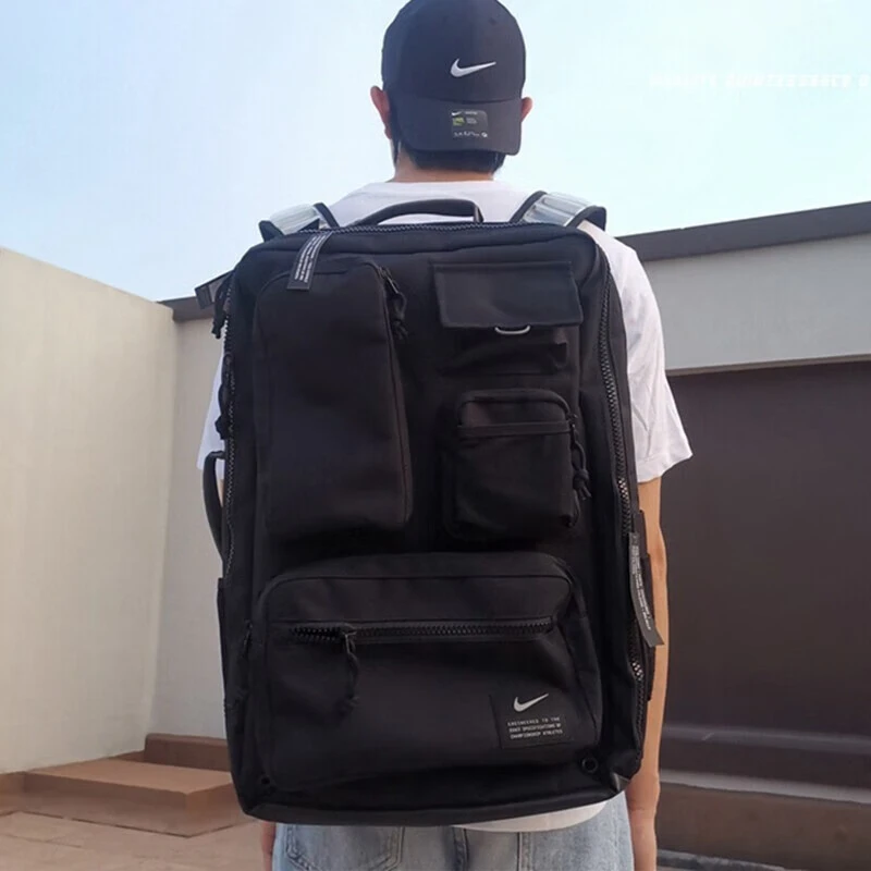 耐克NIKE运动气垫背包男女包大容量学生书包多功能户外潮流双肩包