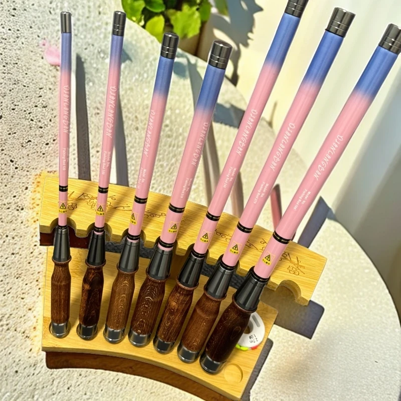 二代粉色！梦幻蓝粉30T高碳逆丝，精致小物钓溪流竿