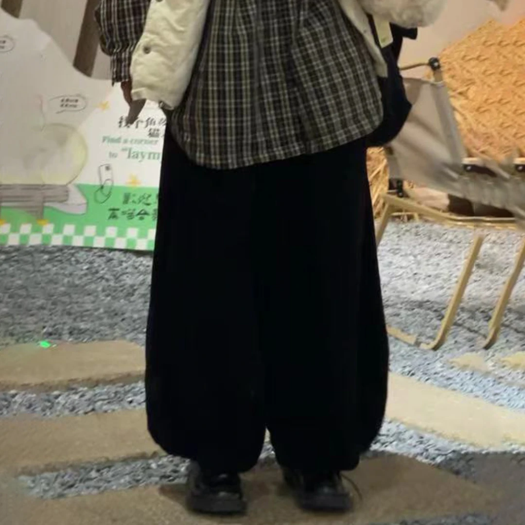 冬季新款时尚百搭宽松灯笼裤5368