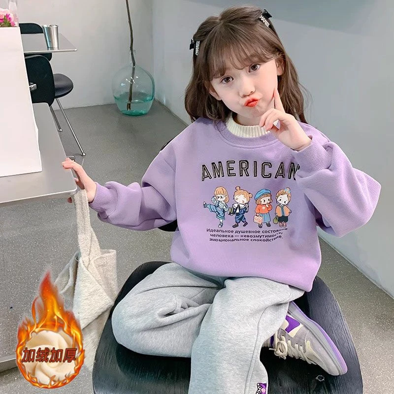 爆款童装卫衣卫裤韩系