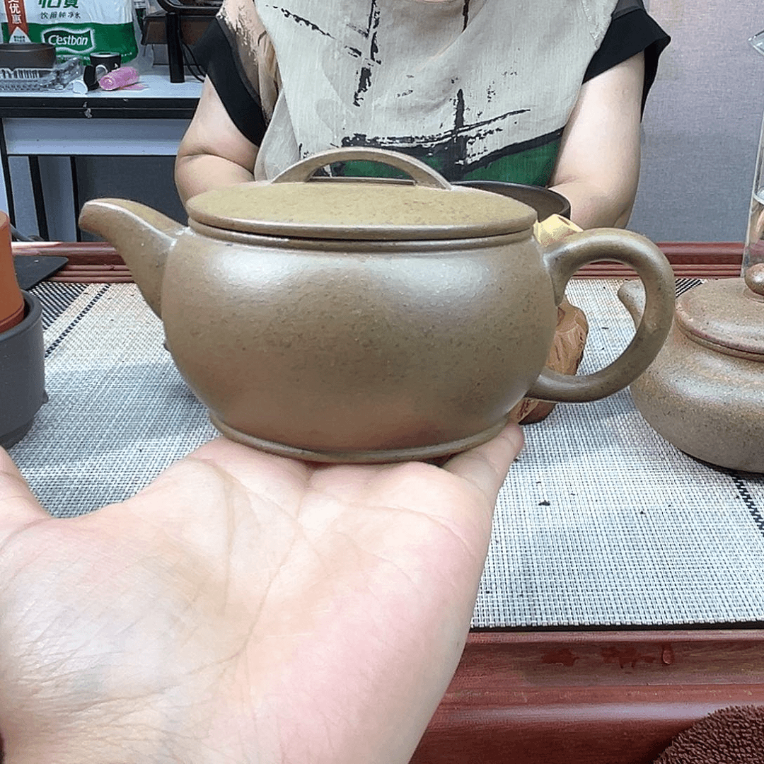 紫砂茶壶宜兴紫砂青段高温还原烧200毫升