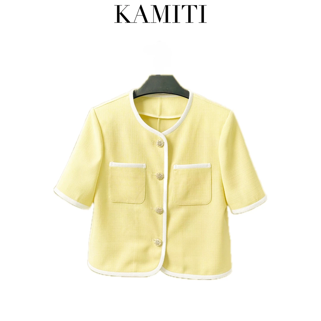 【罗马假日】2024年反季活动小香风气质针织轻奢短外套